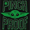 Girl's Star Wars: The Mandalorian St. Patrick's Day Grogu Pinch Proof T-Shirt - 2 of 4