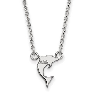 Black Bow Jewelry Sterling Silver Delta Delta Delta Greek Life Necklace 18 Inch - 1 of 4