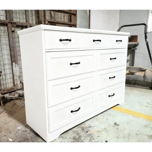 Coucheta 9 Drawer Dresser for Bedroom, 47" Wide Dressers Wood Vintage Chest of Drawers, Farmhouse Storage Organizer for Living Room, Hallway - 1 of 4