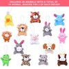 Fun Little Toys Valentine's Day Heart Cards with Plush Toys, 28 Packs Mini Stuffed Animals for Kids Classroom Exchange Gifts and Party Favors - image 3 of 4