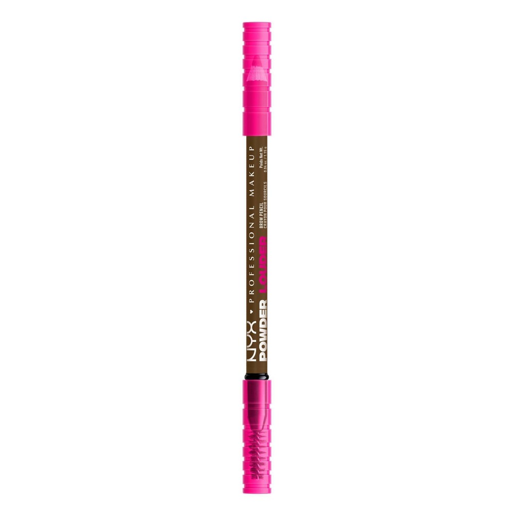 Photos - Eye / Eyebrow Pencil NYX Professional Makeup Powder Louder Brow Pencil - Soft Brown - 0.13oz 