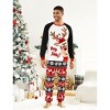 PATPAT Family Matching Pajamas Sets Colorblock Crewneck Long Sleeve Lightweight Pullover For Family - 3 of 4