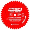 Diablo D0842CF 8" x 42-Teeth Steel Demon™ Cermet II Saw Blade for Thick Metal - 2 of 3