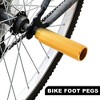 Unique Bargains Universal Aluminum Alloy BMX MTB Bike Bicycle for 3/8" Axles Rear Foot Pegs Footrests 1 Pair - 3 of 4