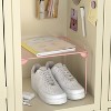 U Brands 8" Tall Mesh Locker Shelf Peachy Pink - 2 of 4