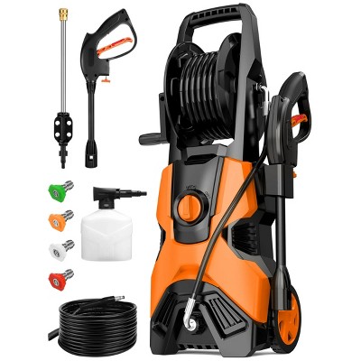SKONYON 3200 PSI 2.4 GPM Electric Pressure Washer 23ft Hose with 4 Connect Nozzles & Spray Gun