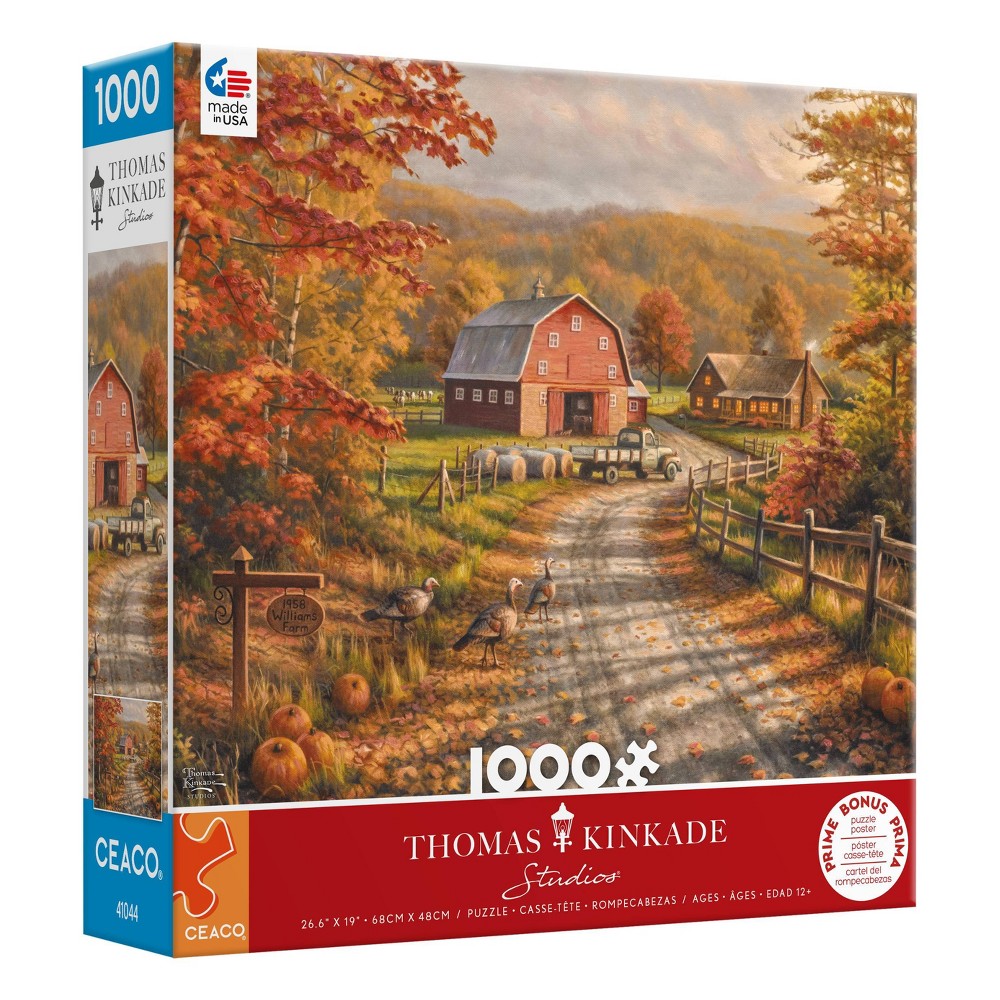 UPC 021081333368 product image for Ceaco Thomas Kinkade: Late Afternoon on the Farm Jigsaw Puzzle - 1000pc | upcitemdb.com