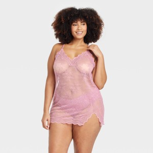 Women's Allover Lace Lingerie Slip Dress - Auden™ - 1 of 4
