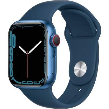 Apple Watch Series 7 Gps 41mm Blue Aluminum Case With Abyss Blue