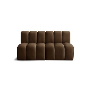 Meridian Furniture,Arc Velvet Modular Sofa - 1 of 4