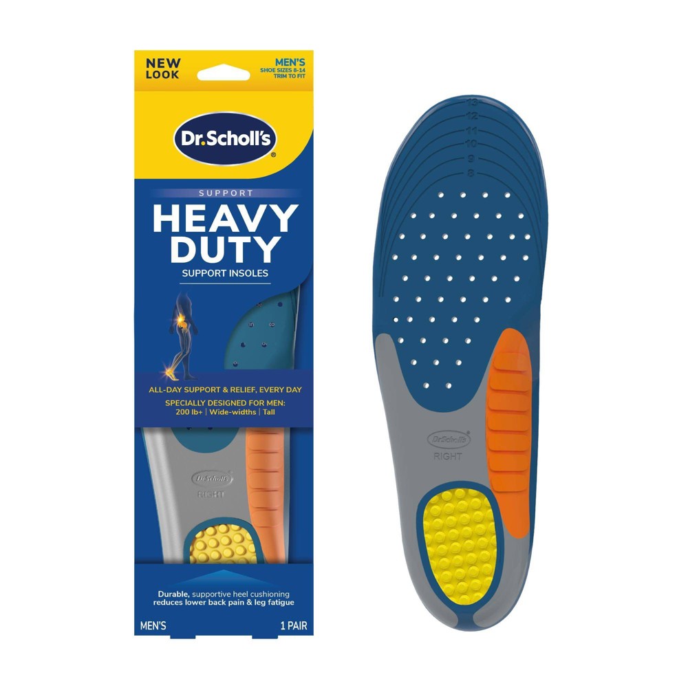 UPC 888853590486 product image for Dr. Scholl's Heavy Duty Support Insoles for Men - 1pair - Size (8-14) | upcitemdb.com