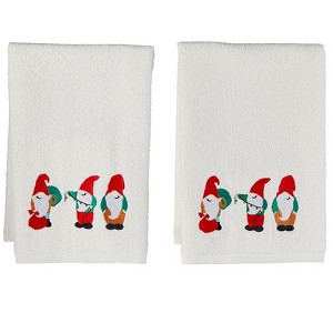 The Lakeside Collection Gnome Christmas Collection - Set of 2 Kiitchen Towels - 1 of 3