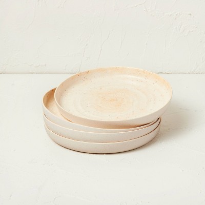 8.9&#34; 4pk Melamine Salad Plates White - Opalhouse&#8482; designed with Jungalow&#8482;