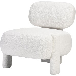 Lirago Armless  Accent Chair with Comfortable Reclined Backrest for Living Room 28.5"Hx27.1"Dx26.4"L - 1 of 4