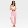Women's Cooling Jersey Jogger Pajama Pants - Auden™ - 3 of 4