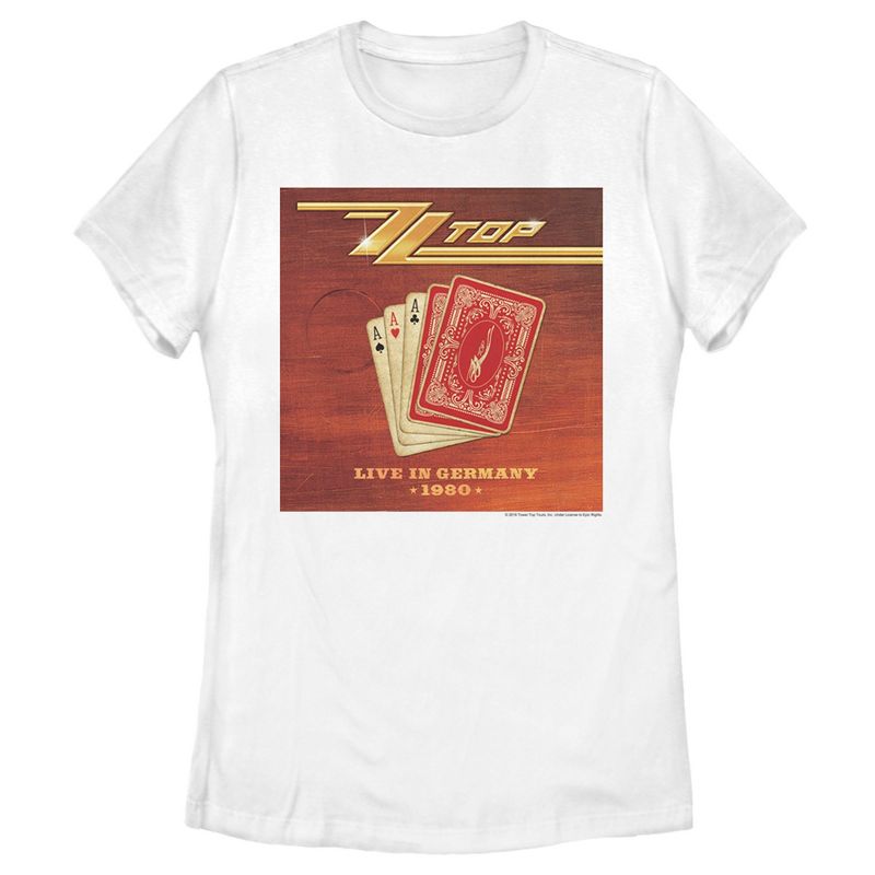 Women's ZZ TOP Live in Germany T-Shirt, 1 of 5