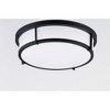 Maxim Lighting Rogue 2 - Light Flush Mount in  Black - 4 of 4