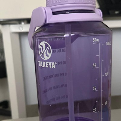 Takeya Tritan Motivational Water Bottle with Straw Lid – Bala