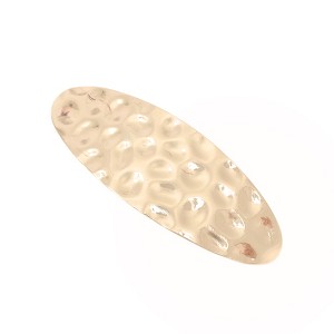 Unique Bargains Elegant Oval Hair Clips Gold Tone 1 Pc - 1 of 4