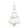 Melrose White Frosted Pine Tree Ornament (Set of 6) - 4 of 4