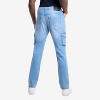 X RAY Men's Slim Fit Cargo Pocket Denim Jeans - 2 of 4