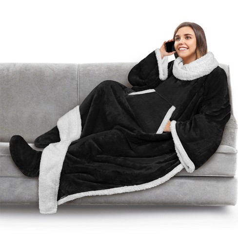 Wearable best sale fleece blanket