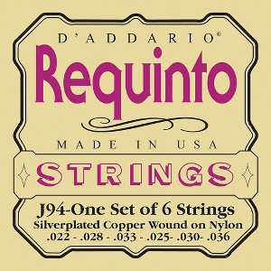 D'Addario J94 Silver-Plated Wound Requinto String Set - 1 of 2