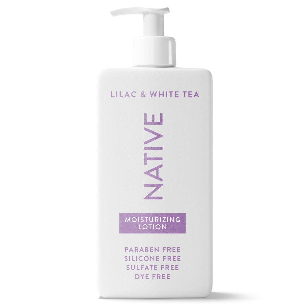Photos - Shower Gel Native Body Lotion Pump - Lilac & White Tea - 16.5 fl oz: Moisturizing, Deep Hydration, Whole Body Application, For Normal & 