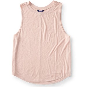 Aeropostale Womens Solid Muscle Tank Top, Pink, Large - 1 of 1
