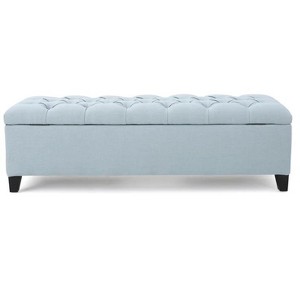 NicBex Storage Ottoman Bench for Bedroom,17.5 Inch Wide Modern Storage Bench with Pressure Hinges,Ottoman for Living Room,Bedroom,Entryway - 1 of 4