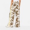 Women's Cow Print Pull-On Graphic Pants - Brown - 3 of 3