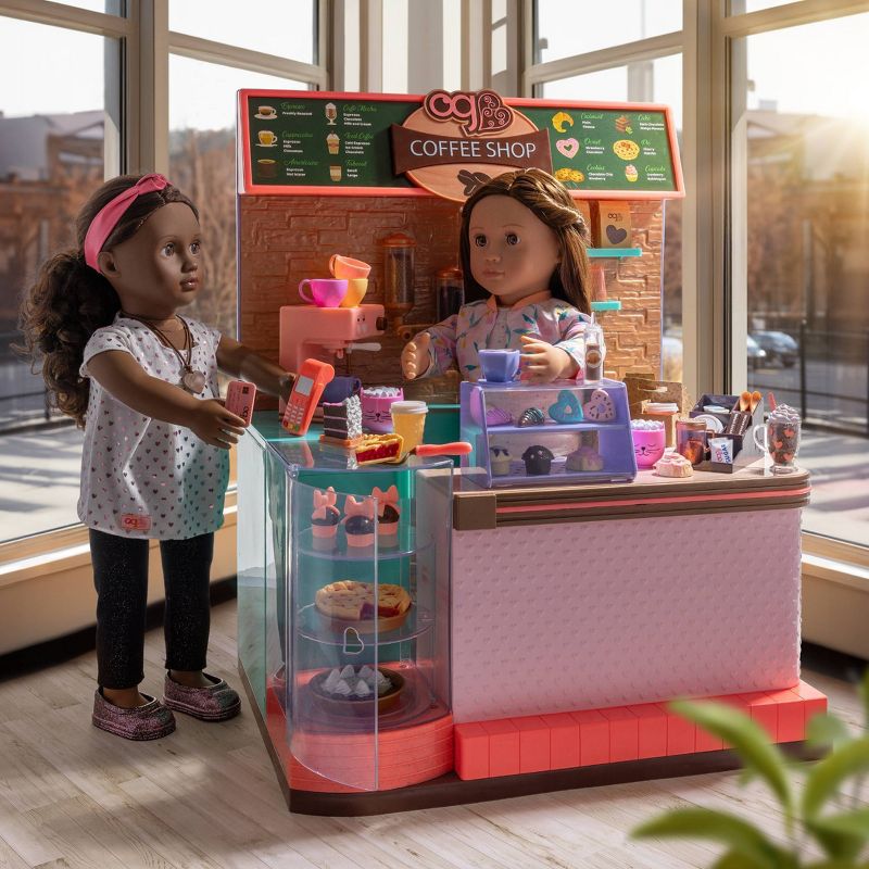 Our Generation Love U Latte Coffee Shop Playset for 18&#34; Dolls, 4 of 10