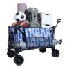 FURNIinspire Outdoor Serving Carts Collapsible Foldable Extended Wagon with 480lb Weight Capacity All-Terrain Beach Wheels, Blue, 37.4"*23.03"*38.98" - 2 of 4