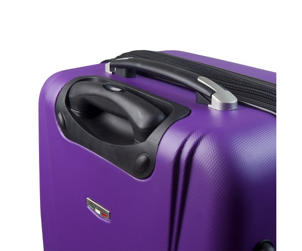 Mia Viaggi 3 Piece Upright Luggage Set - Black