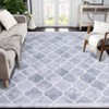 Area Rug Washable Non Slip Backing Boho Trellis Rug Low Pile Distressed Floor Carpet Retro Accent Rug for Living Room Bedroom - 3 of 4