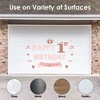 Big Dot of Happiness 1st Birthday Little Miss Onederful - Peel and Stick Girl First Birthday Party Decoration - Wall Decals Backdrop - 2 of 4