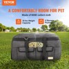 Munora Rolling Pet Carrier with Wheels for Pets Under 35 lbs - Telescopic Handle & Shoulder Strap, Includes Folding Bowl, Black - 2 of 4