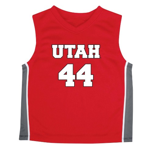 Ncaa Utah Utes Toddler Boys' Basketball Jersey - 4t : Target