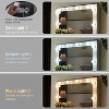 OKD Vanity Tables with 3 Visible Drawers, Farmhouse Vanity Desk with Lights Makeup Mirror - 4 of 4