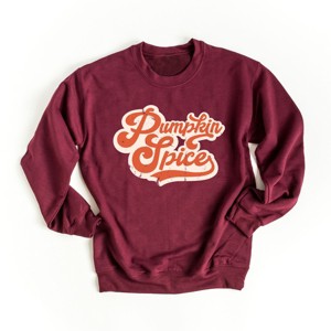 Simply Sage Market Retro Pumpkin Spice Words Sweatshirt - 1 of 4