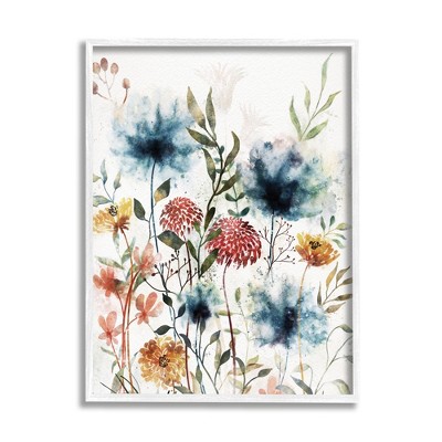 Stupell Industries Modern Flowers Dahlia Blooms Framed Giclee Art