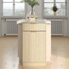 Dexmalle 10-Gallon Wave Textured Tilt-Out Trash Can Cabinet - 3 of 4