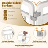 Tangkula 32" 12-Panel Dog Playpen w/ Secure Locking Door & Ground Stakes Easy Assembly - 3 of 4