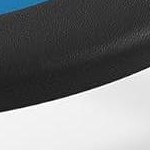 black pu+blue bottom