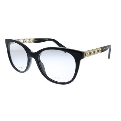 Marc Jacobs MARC 335 2 2M2 Mens Butterfly Sunglasses Black Gold 52mm