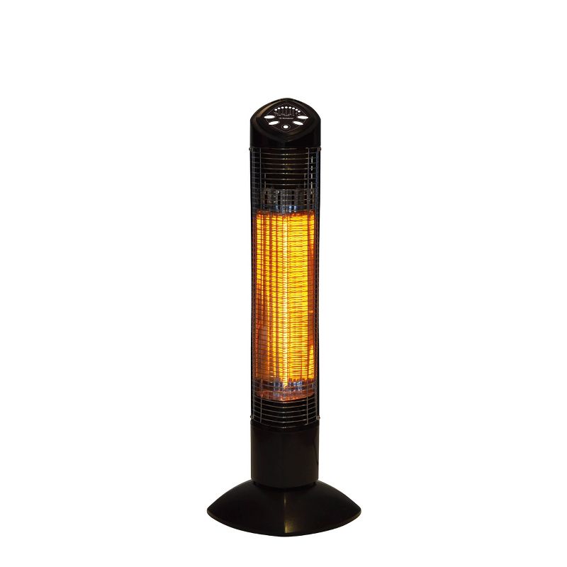Freestanding Oscillating Tower Infrared Electric Outdoor Heater with Remote - Black - Westinghouse, 1 of 13