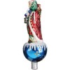 Old World Christmas Glass Blown Father Christmas Tree Topper - 3 of 4