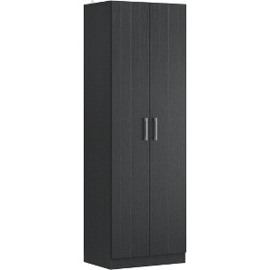 Rayborn Small Wood Kitchen Pantry with 2 Doors and 4 Shelves - Hillsdale Furniture - 1 of 4