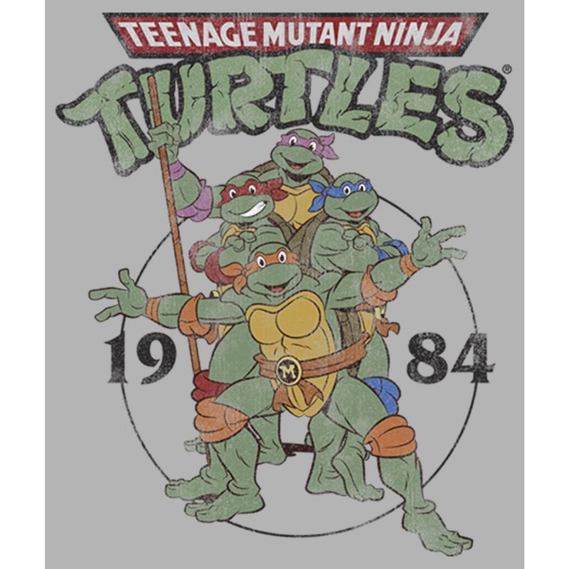 Men's Teenage Mutant Ninja Turtles 1984 Heroes Pull Over Hoodie, 2 of 5