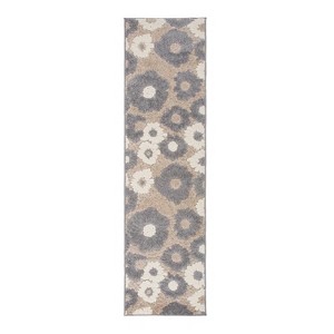 World Rug Gallery Palermo Modern Floral Indoor/Outdoor Area Rug - 1 of 4